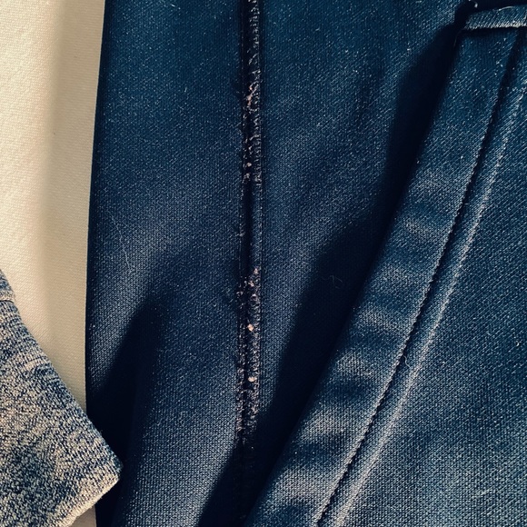 Adidas Men’s Climawarm Hoodie/Jacket size Medium color Navy Blue and Grey - Picture 10 of 15